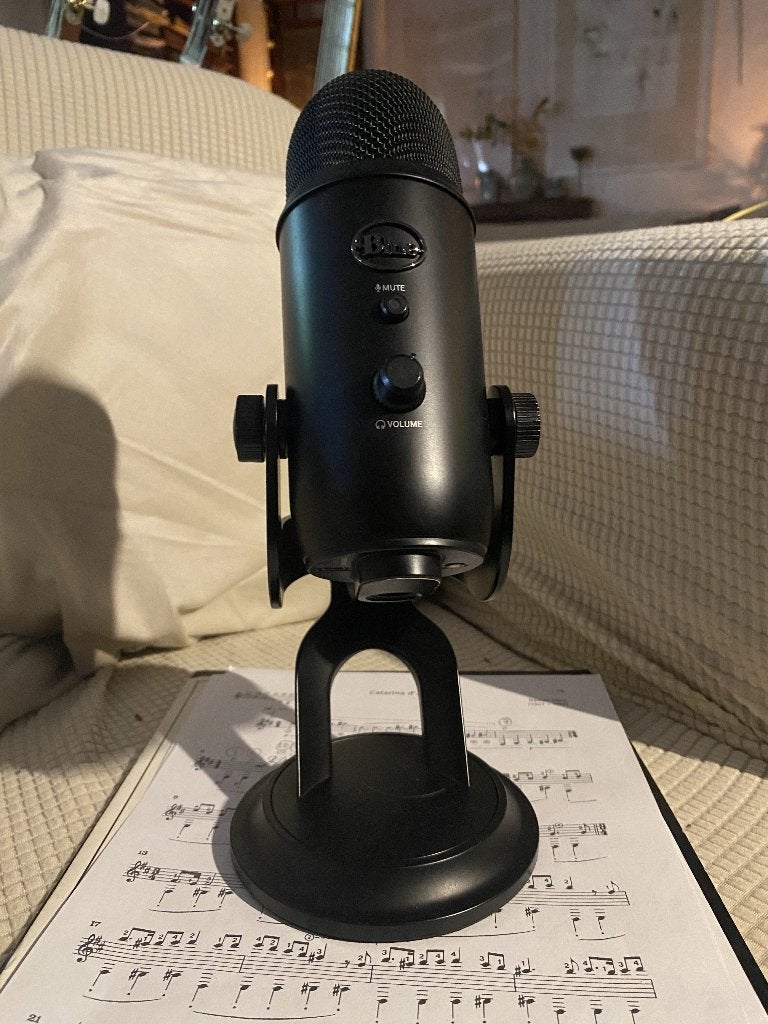 Blue Yeti USB mic & audio interface, Muziek en Instrumenten, Ophalen of Verzenden, Zo goed als nieuw, Studiomicrofoon