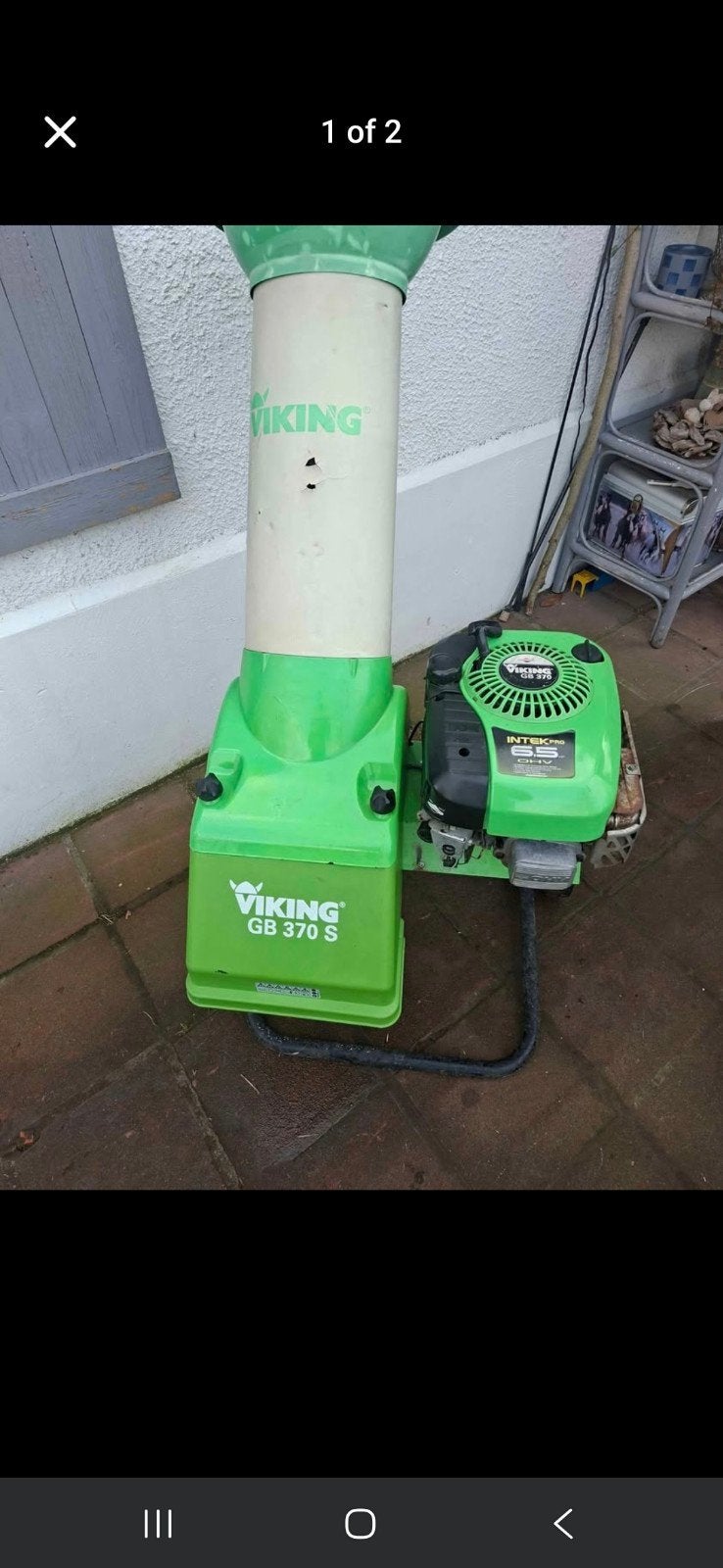 Viking/ stihl hakselaar, Ophalen