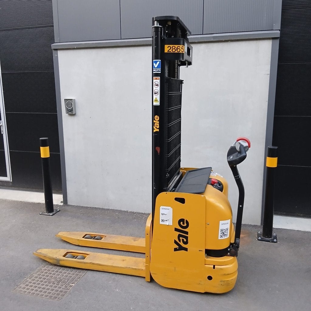 Gerbeur électrique Yale MS12 - 1200 kg - 3400 mm - 270 h, Électrique, Enlèvement ou Envoi, Hyster, Chariot élévateur