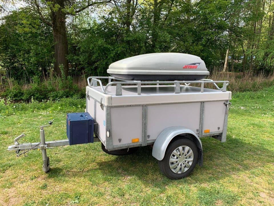 Ruime aanhangwagen / bakwagen, Ophalen, Gebruikt