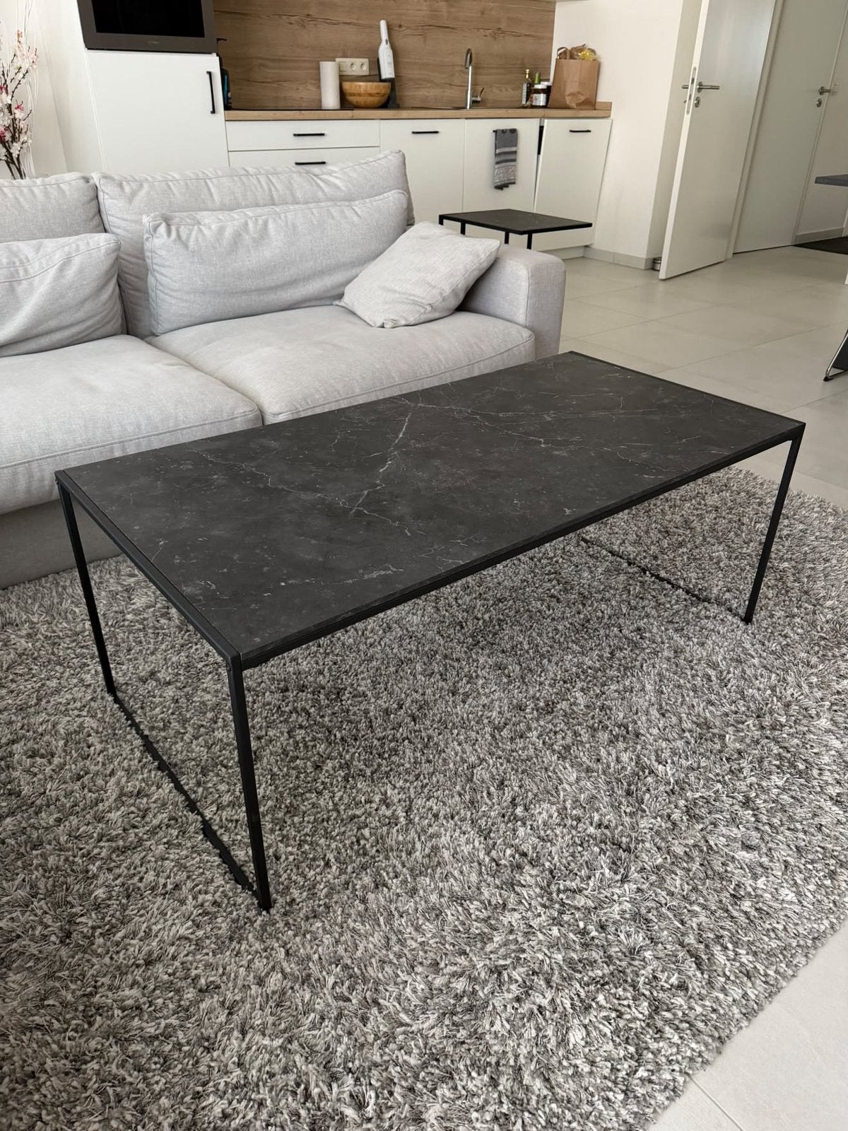 Ikea marble tafel, Enlèvement, Comme neuf, Marble