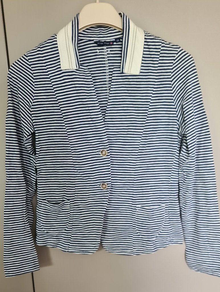River Woods blazer xs gestreept, Kleding | Dames, Ophalen, Blauw, River Woods, Zo goed als nieuw