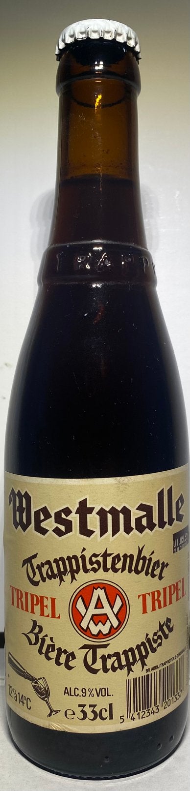 Trappist Westmalle Tripel, Verzamelen, Ophalen of Verzenden, Zo goed als nieuw