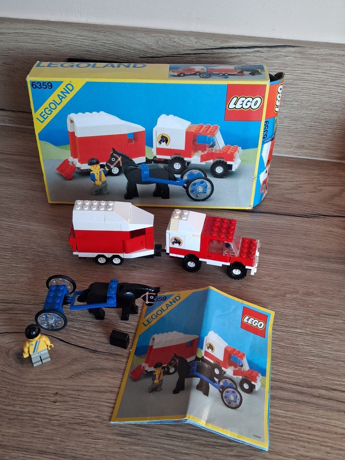 remorque pour chevaux lego 6359, Envoi, Complet, Lego