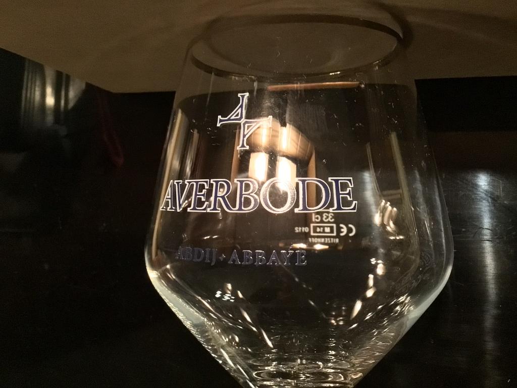 1 Averbode abdij bierglas 33cl M14 0112, Ophalen of Verzenden