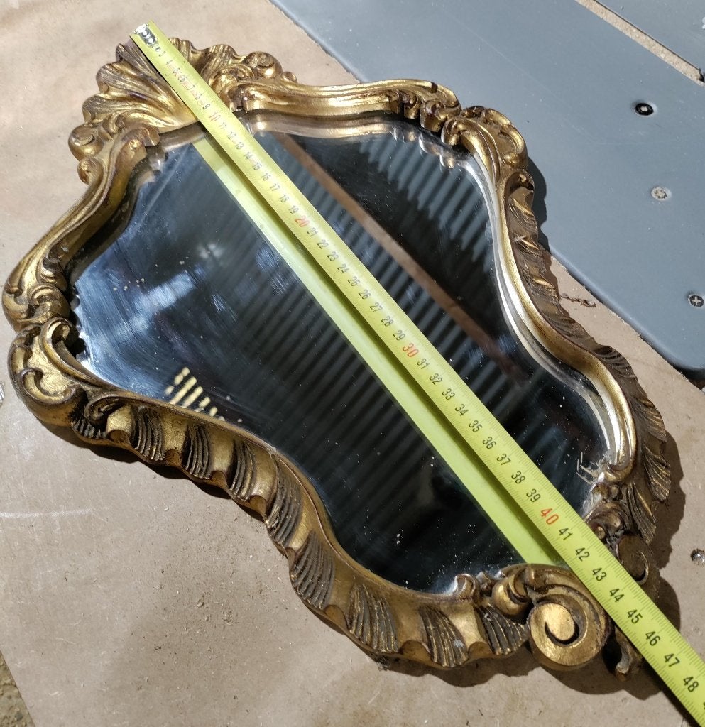 Miroir doré vintage, Antiquités & Art, Enlèvement