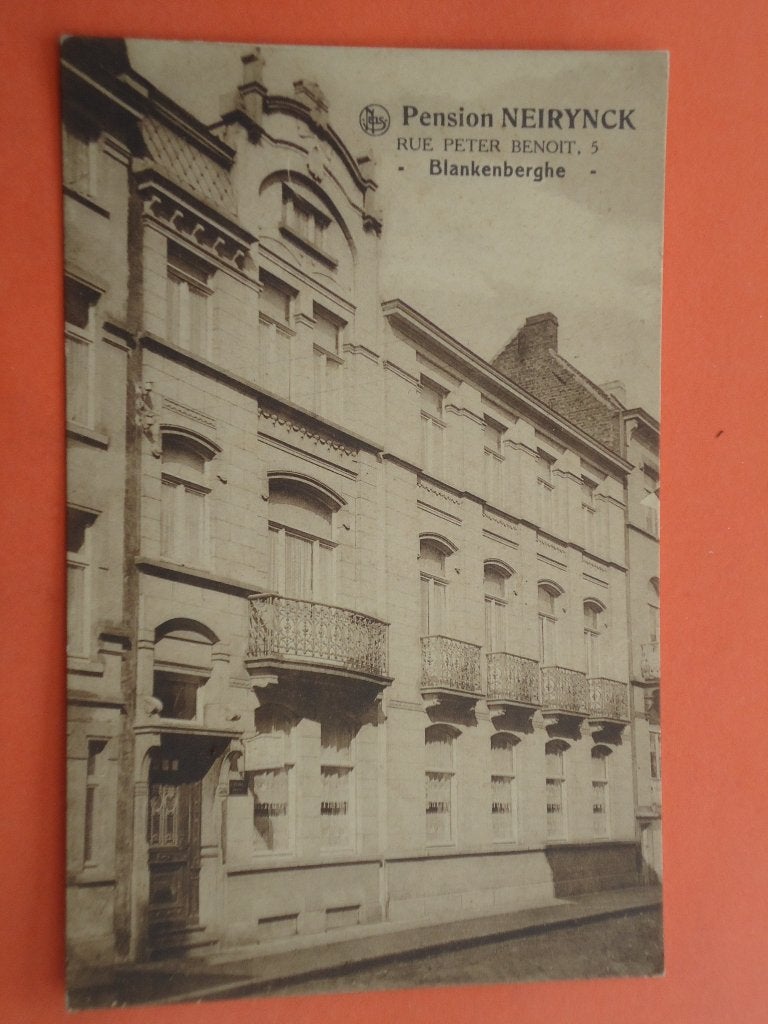 Blankenberge - Blankenberge Pension Neirynck, Ophalen of Verzenden, 1920 tot 1940, Ongelopen, West-Vlaanderen