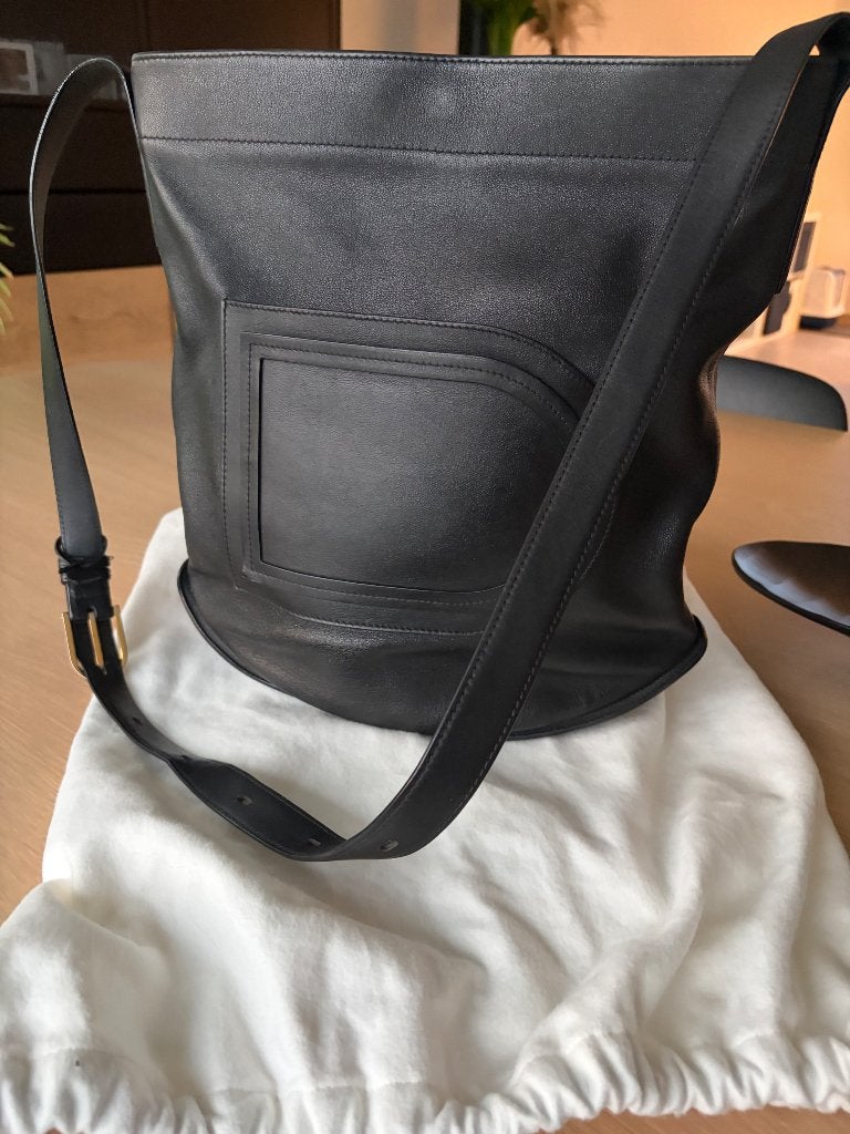 Delvaux Le Pin, Enlèvement ou Envoi, Comme neuf, Noir, Sac à main