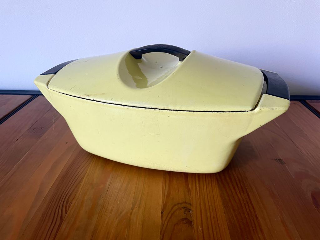 Cocotte Le Creuset par Raymond Loewy vintage, Antiquités & Art, Curiosités & Brocante, Enlèvement ou Envoi