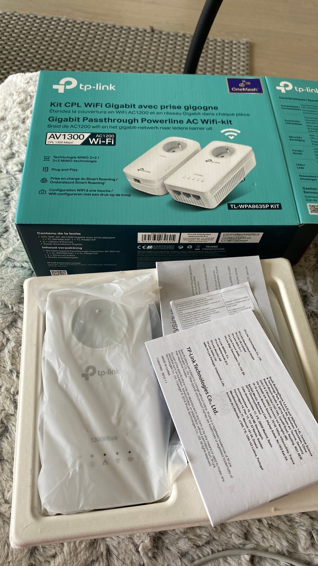 Kit CPL WiFi, Informatique & Logiciels, Enlèvement, Neuf