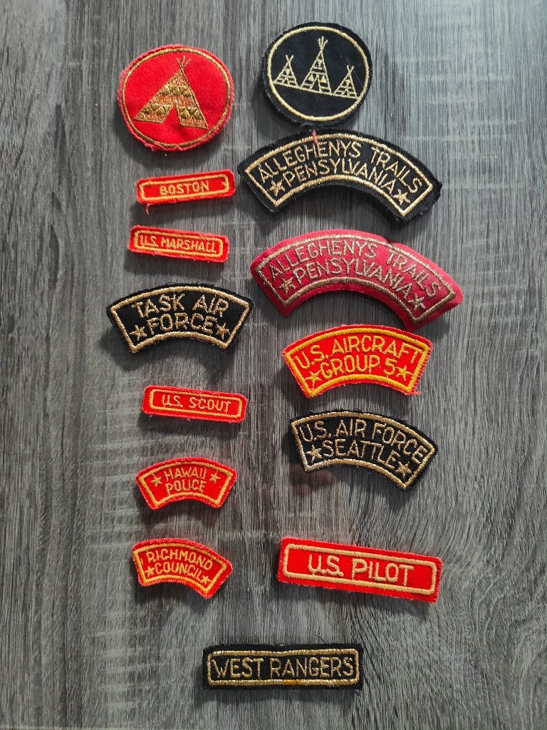 lot de 14 insignes scout usa, Ophalen of Verzenden