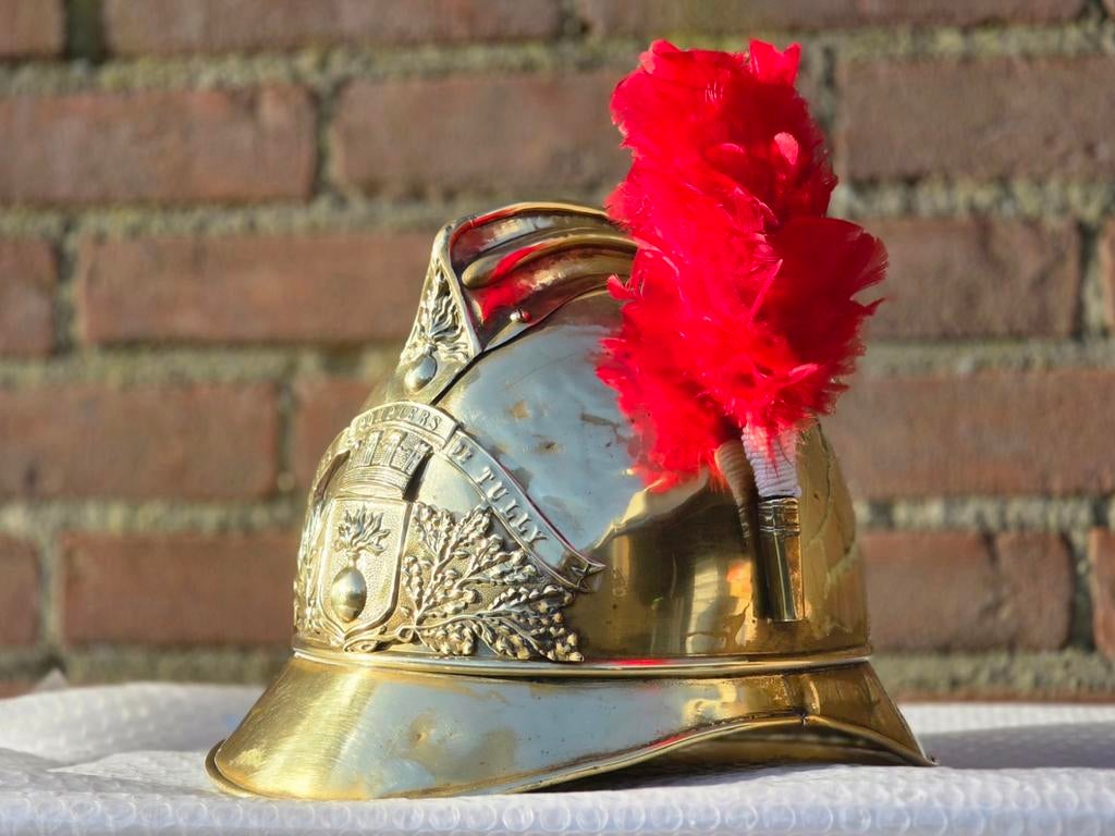 Casque des sapeurs-pompiers français 1885, Collections, Objets militaires | Général, Enlèvement ou Envoi