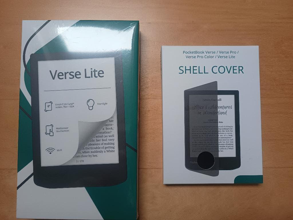 VERSE LITE  Pocketbook  E-reader + Shell COVER, Computers en Software, E-readers, Ophalen of Verzenden, Nieuw, Wi-Fi