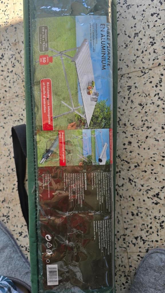 Tuin , camping tafel, Ophalen