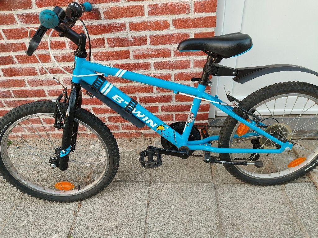 B-twin kinder mtb, Ophalen, Gebruikt, Velgrem, B-TWIN
