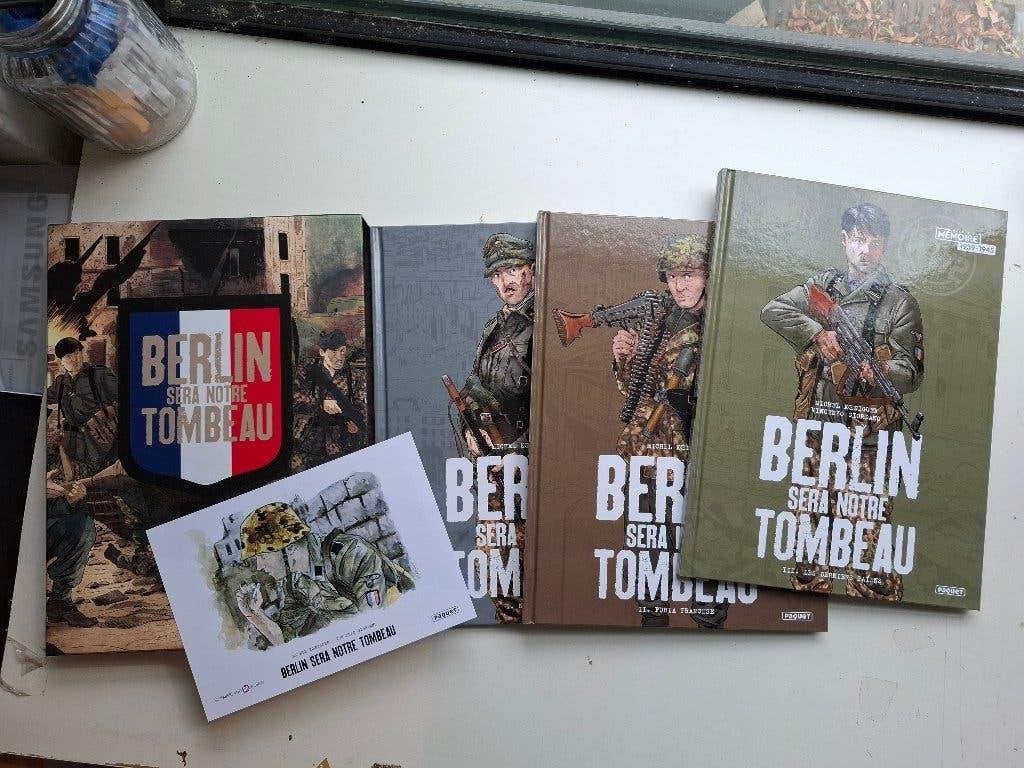 COFFRET BERLIN SERA NOTRE TOMBEAU TOMES 1-3 COMPLET + EX-LIB, Série complète ou Série, Enlèvement ou Envoi, Comme neuf