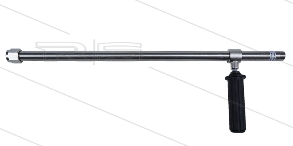 RVS Spuitlans met Nozzlehouder 800mm, Envoi