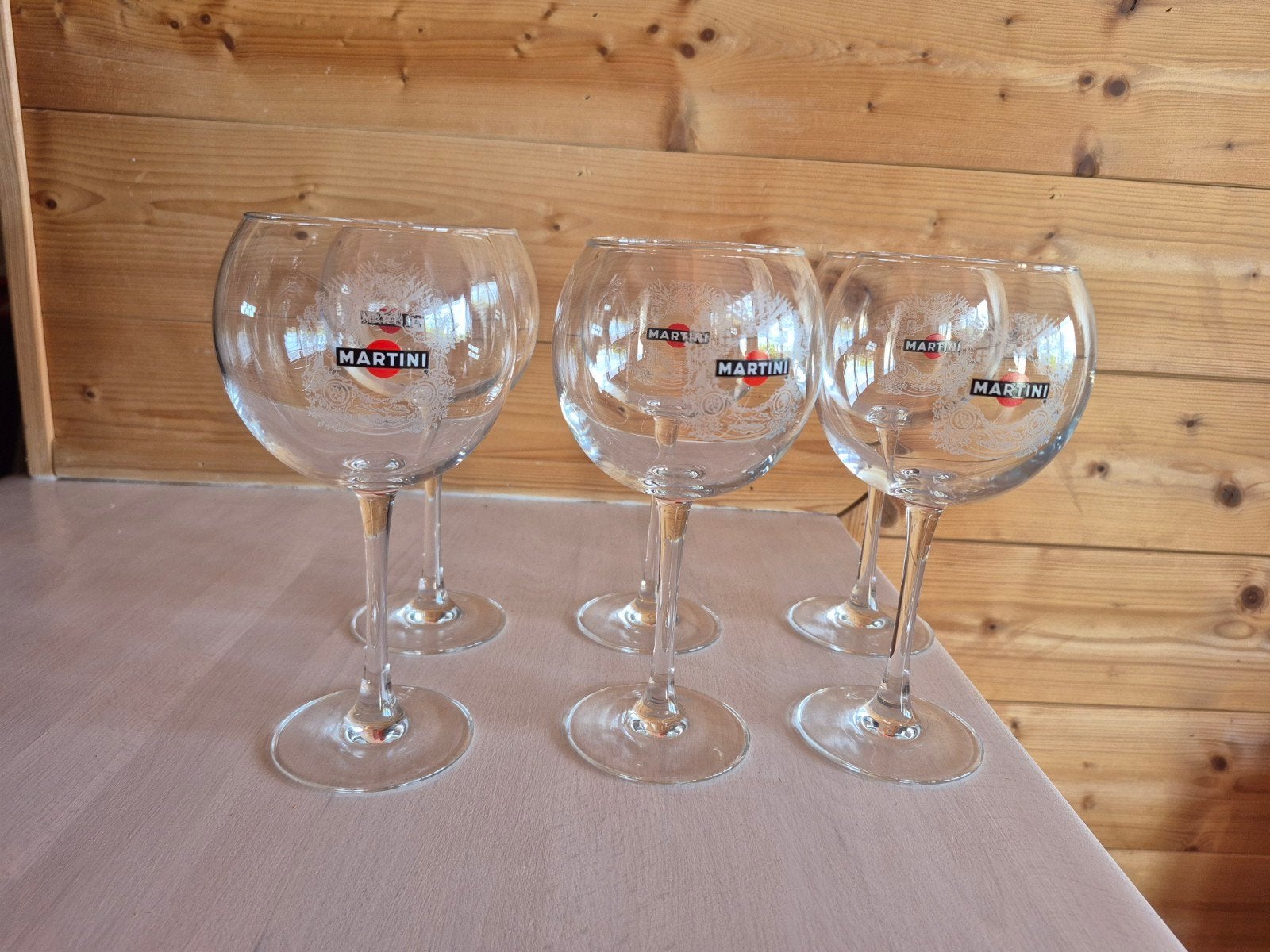 Lot de 6 verres ballons à cocktail Martini, Enlèvement