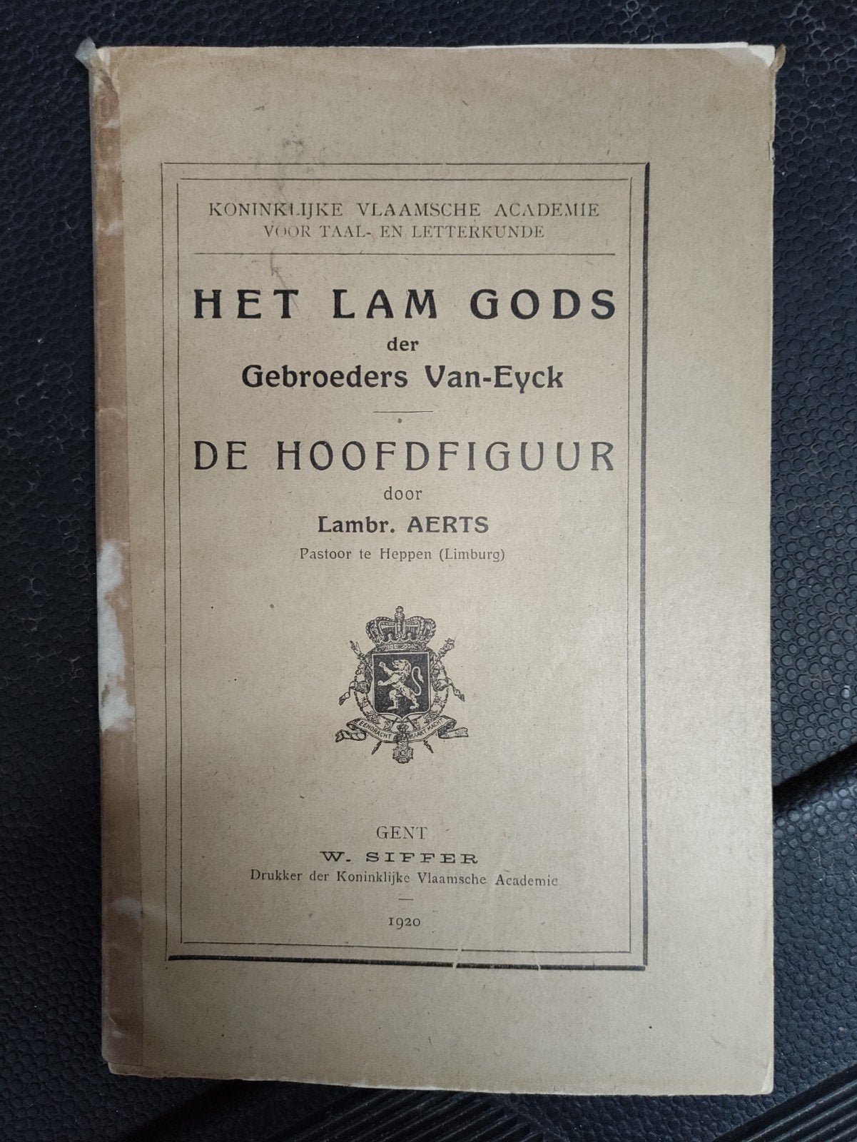 1920 : HET LAM GODS - Lambrecht Aerts, Antiek en Kunst, Ophalen of Verzenden