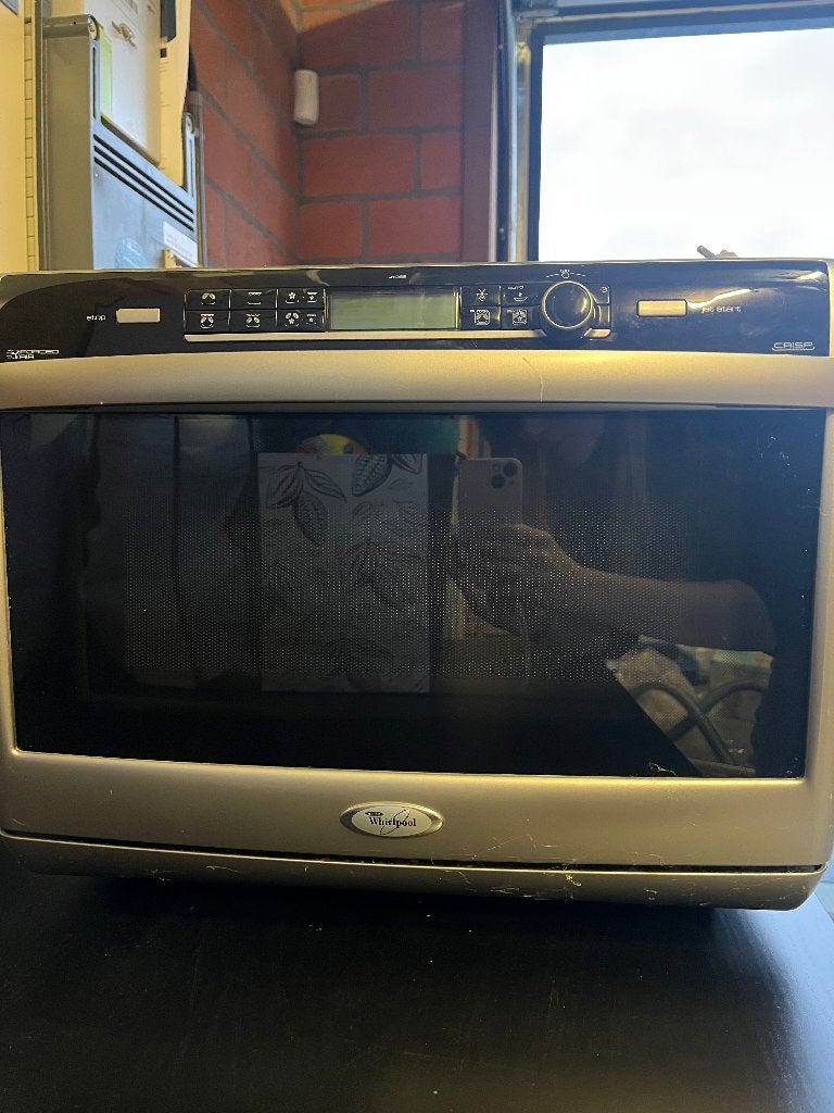 Hetelucht Combi Microgolf Whirlpool, Elektronische apparatuur, Microgolfovens, Ophalen, Gebruikt, Draaiplateau, Combi-microgolfoven
