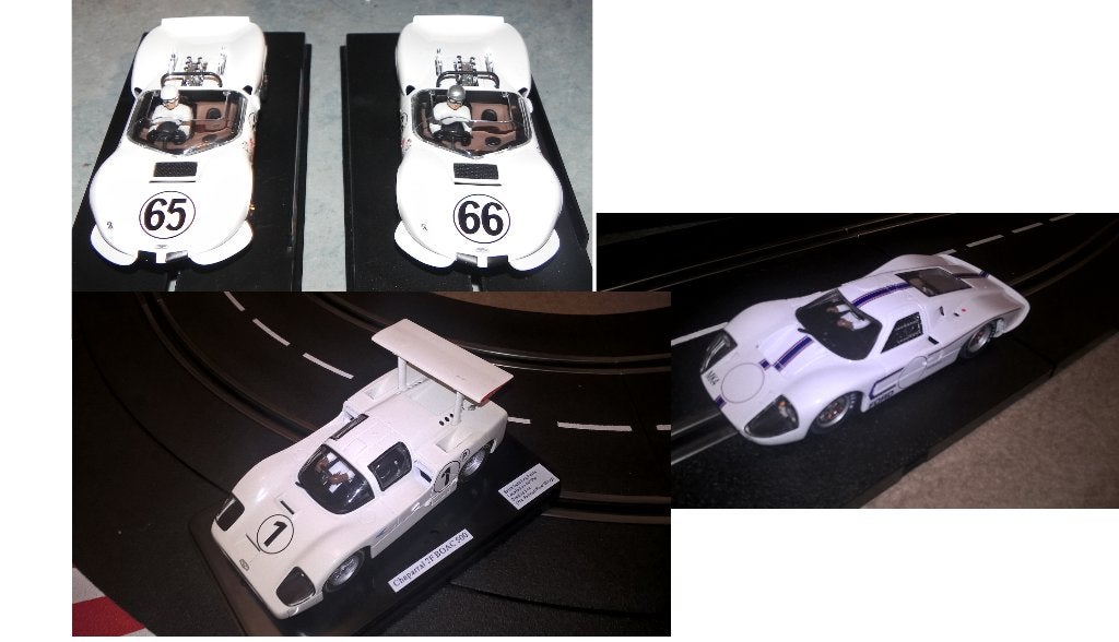 Lot 4 voitures Scalextric REVELL MRRC, Enfants & Bébés, Autres marques, Électrique, Enlèvement ou Envoi, Circuit