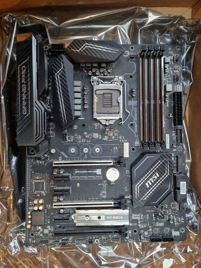 MSI Z270 Gaming Pro Carbon moederbord, Computers en Software, Ophalen, Gebruikt, LGA 1151, DDR4