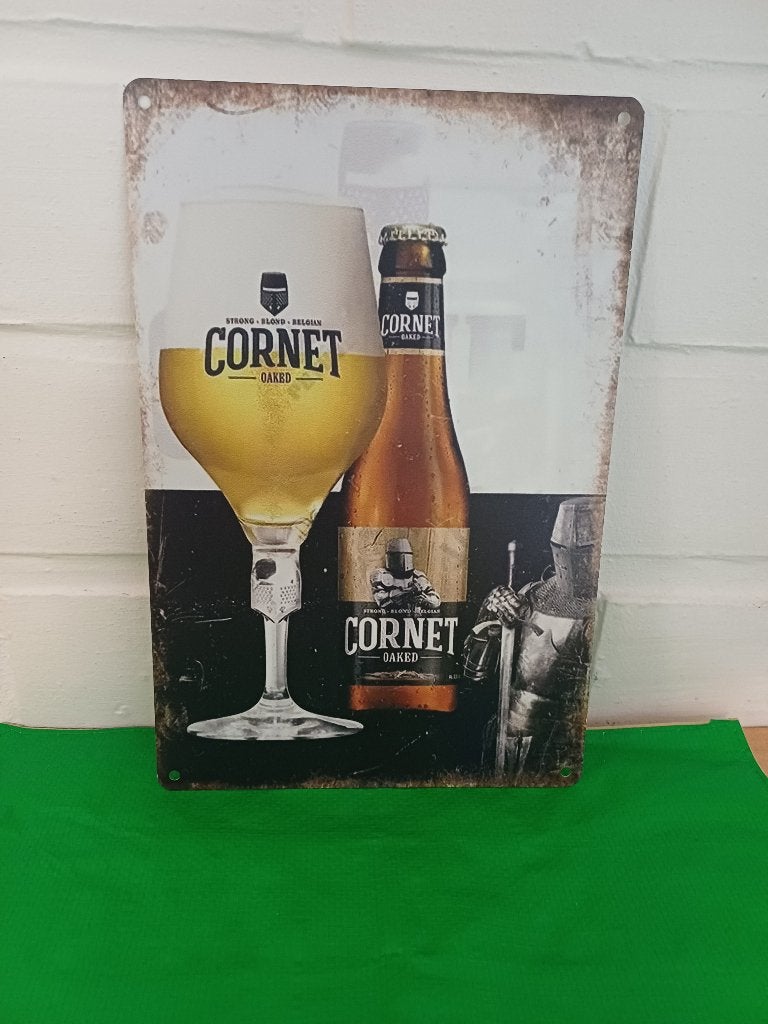 Cornet bier metalen plakaat, Verzenden