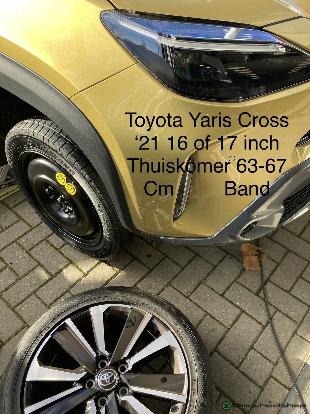 Reservewiel Thuiskomer Suzuki Swift 15" & Vitara S-Cross >17, Auto-onderdelen, Banden en Velgen, Gebruikt, -, Banden en Velgen