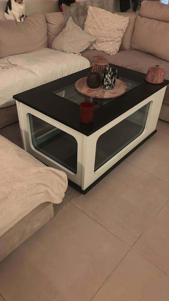 Aquarium salontafel te koop, Ophalen