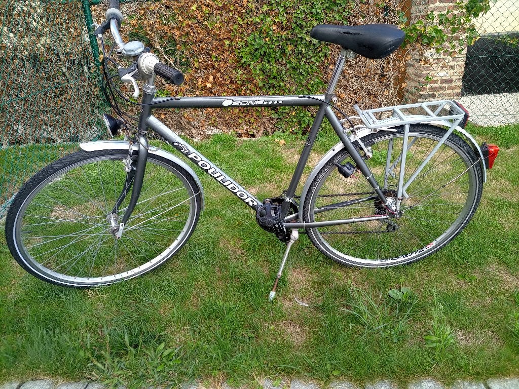 Poulidor heren fiets, Fietsen en Brommers, Gebruikt, Velgrem, Versnellingen, 53 tot 57 cm