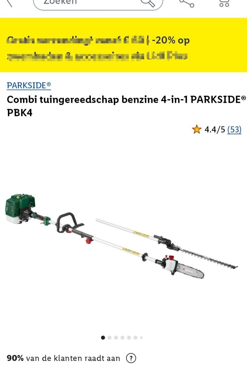 Bosmaaier combi nieuw, parkside, Ophalen, Nieuw
