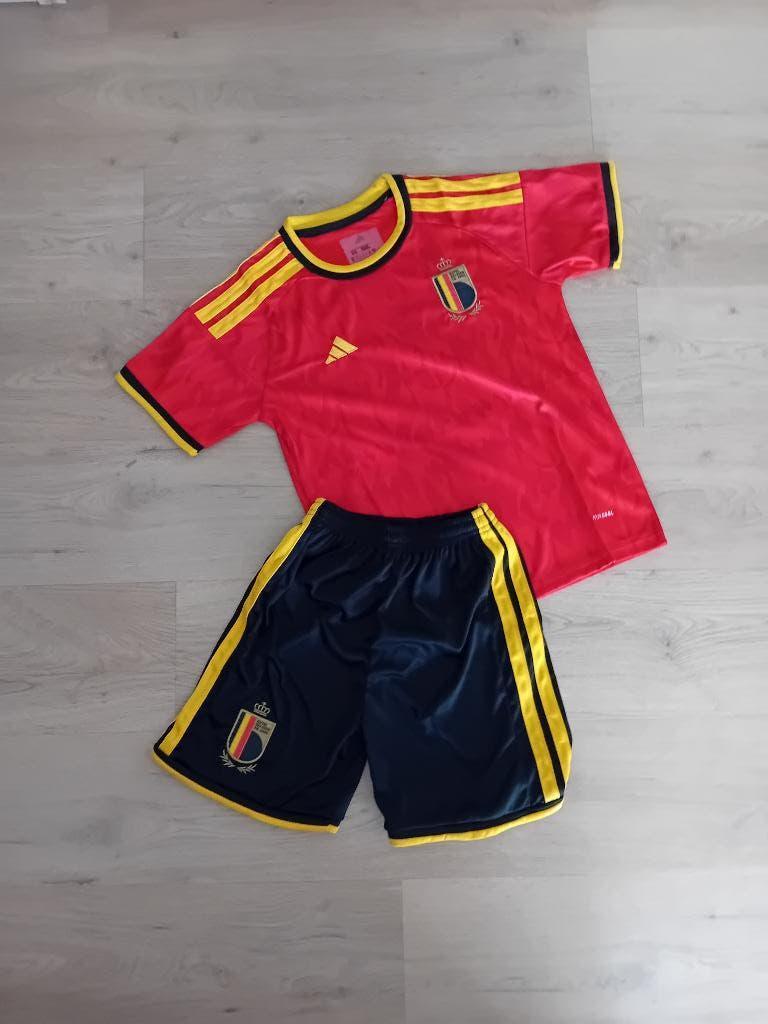 België voetbalset rood – shirt + broekje, Maat XS of kleiner, Ophalen of Verzenden, Nieuw, Shirt