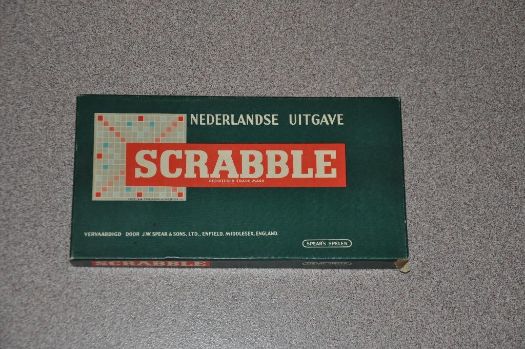 SCRABBLE ORIGINELE VERSIE '70, Hobby en Vrije tijd, Ophalen of Verzenden, Gebruikt