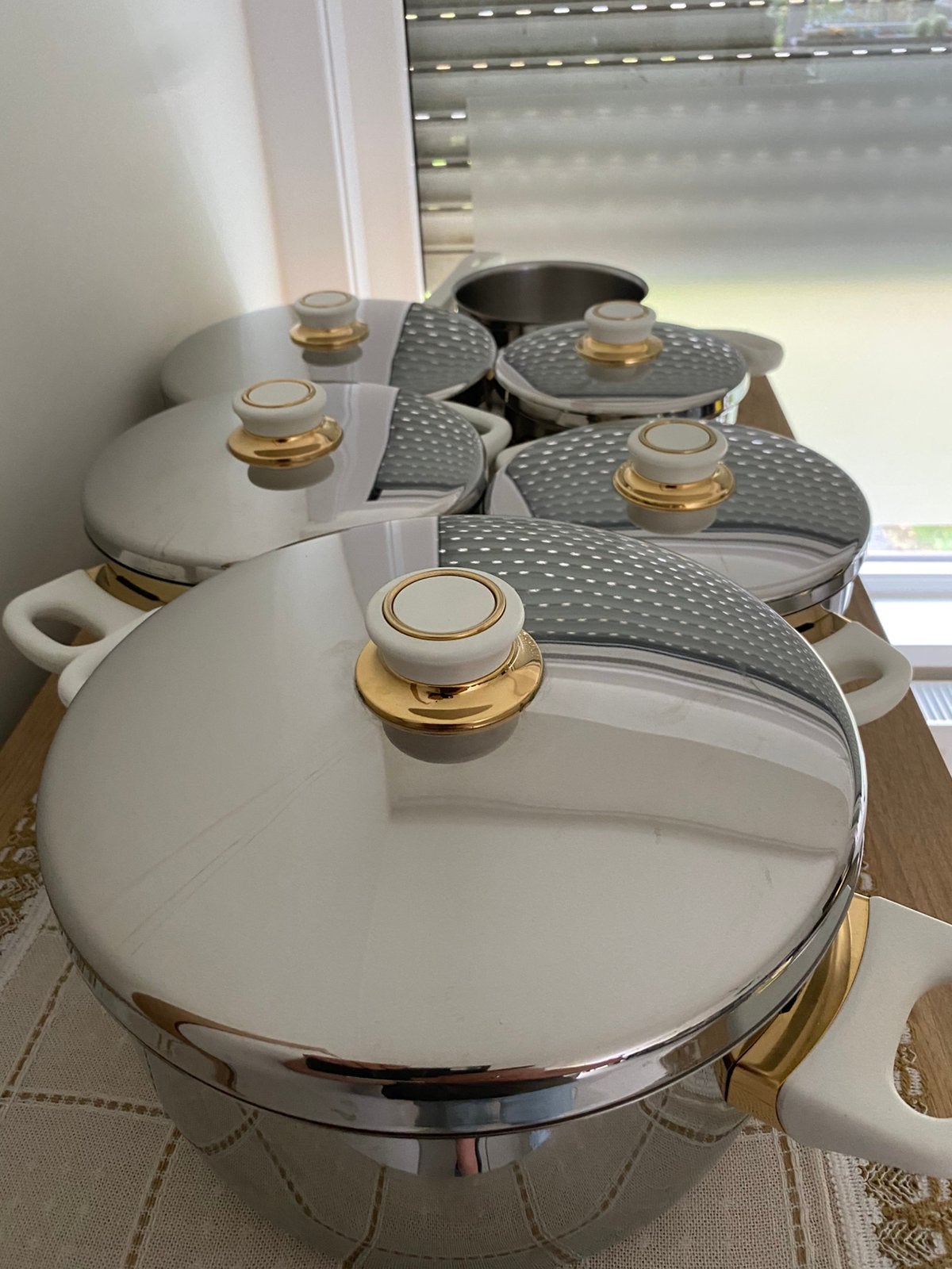 Kookpotten nijhof baumlin, Ophalen, Inox, Pannenset, Zo goed als nieuw