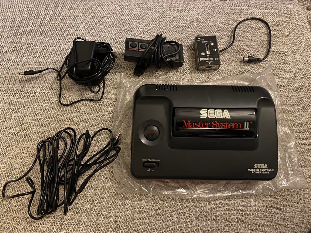 Sega Master System 2 + games, Games en Spelcomputers, Spelcomputers | Sega, Ophalen, Master System, Met 1 controller, Gebruikt