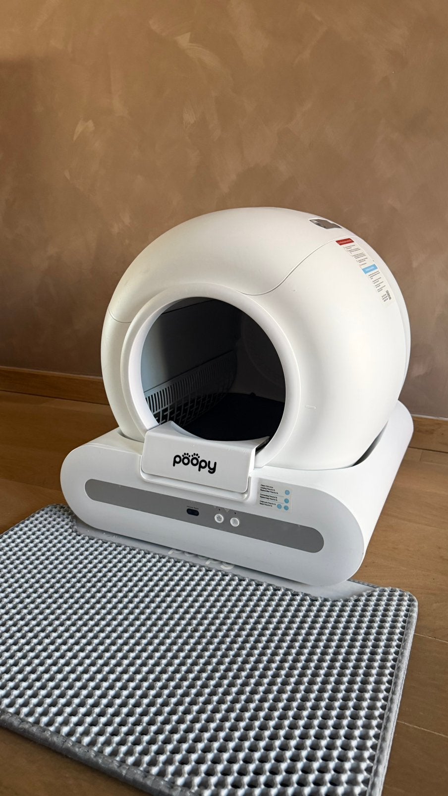 Poopy Nano 2, zelfreinigende kattenbak + accesoires, Dieren en Toebehoren, Ophalen, Zelfreinigend, Gebruikt