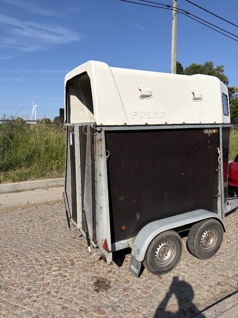 Van Chevaux / Paardentrailer, Enlèvement, Utilisé, Bois, Remorque 1 cheval
