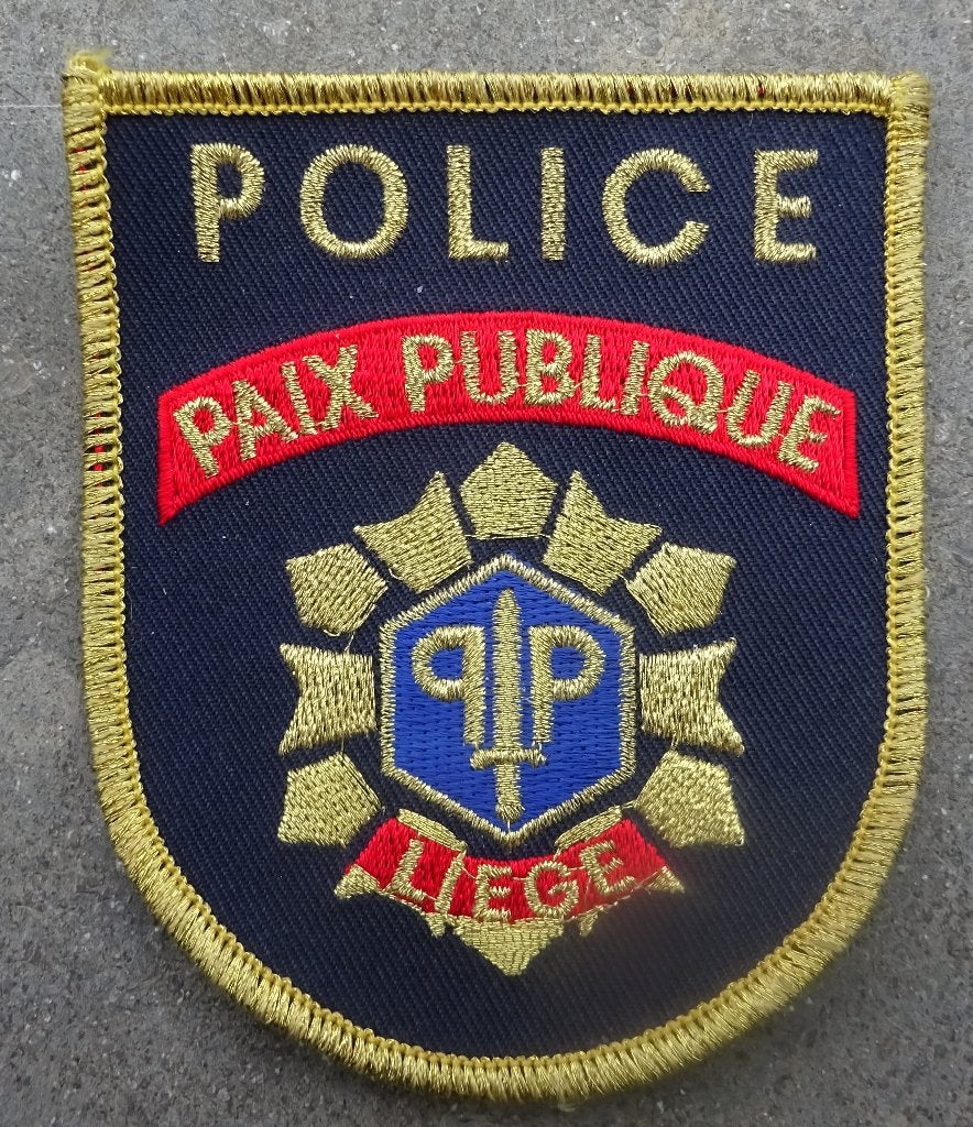 BELGIQUE: POLICE VILLE DE LIEGE - INSIGNE (OBSOLETE), Envoi, Gendarmerie, Emblème ou Badge
