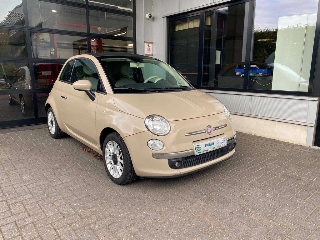 Fiat 500 500 1.2i Lounge Stop Airco/Radio/... 12 maanden gar, Achat, Beige, Entreprise, 69 ch
