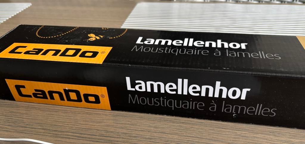 Cando lamellenhor / muggengaas voor deur (NIEUW), Doe-het-zelf en Bouw, Deuren en Vliegenramen, Ophalen, Nieuw