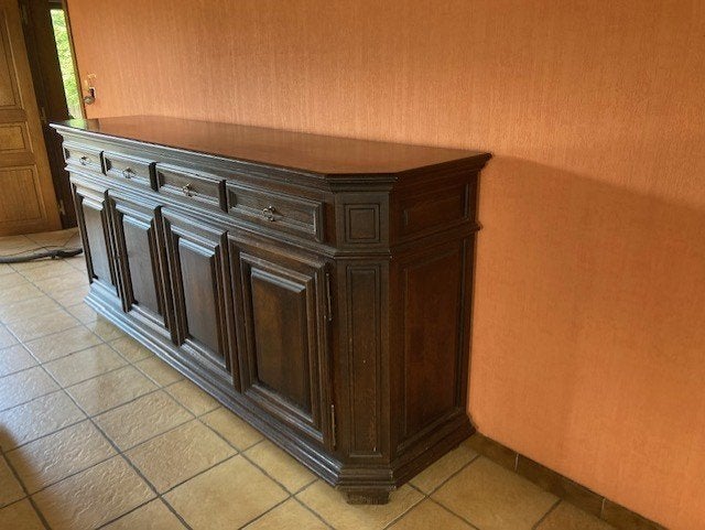 eiken kast, Ophalen, Gebruikt, Eikenhout, Met lade(s)
