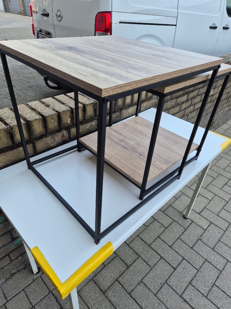 Bijzet tafeltjes, Minder dan 55 cm, Vierkant, Zo goed als nieuw, Modern