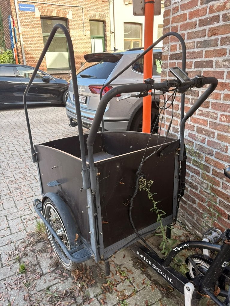 Elektrische bakfiets Troy E-Bike Special – opknapper, Fietsen en Brommers, 4 kinderen of meer, Gebruikt, Elektrisch, Ophalen