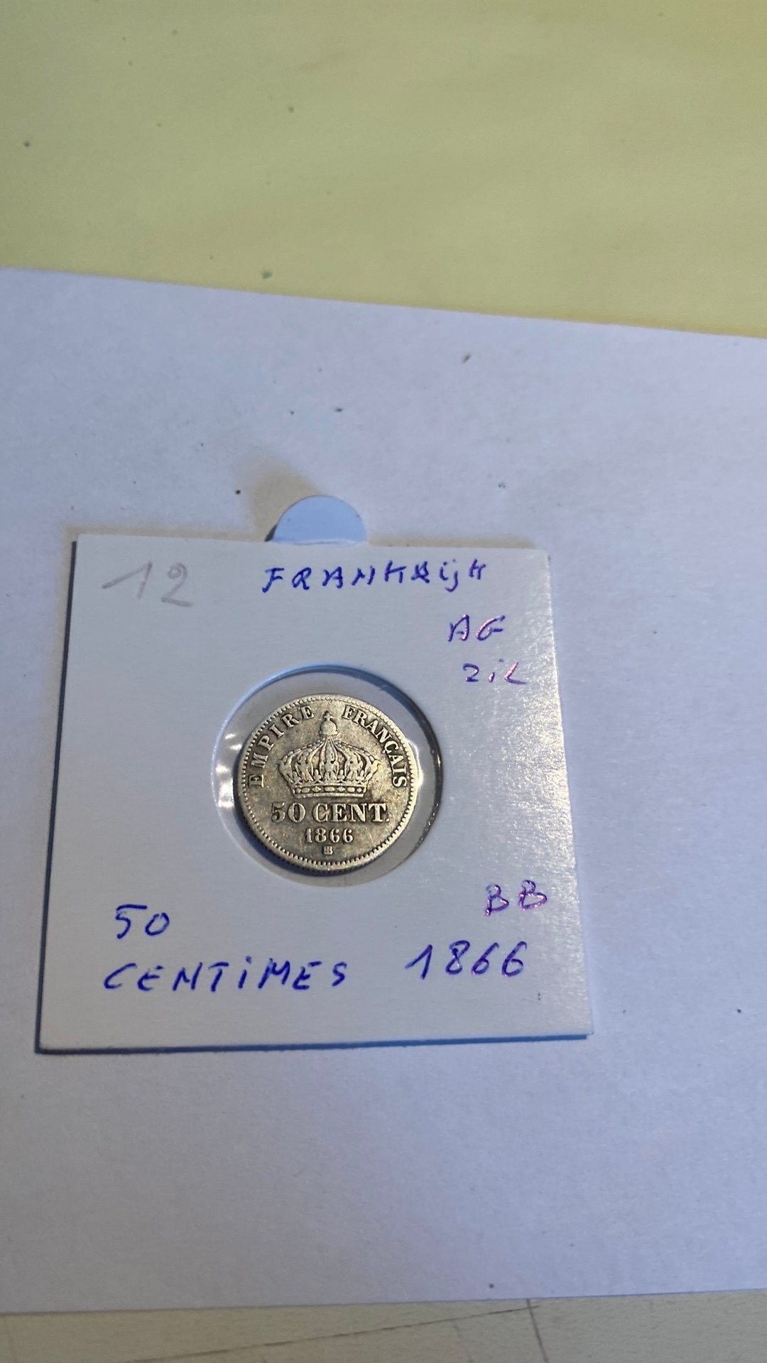 Zilver munt Frankrijk, Timbres & Monnaies, Monnaies | Europe | Monnaies euro, Enlèvement ou Envoi, France, Argent