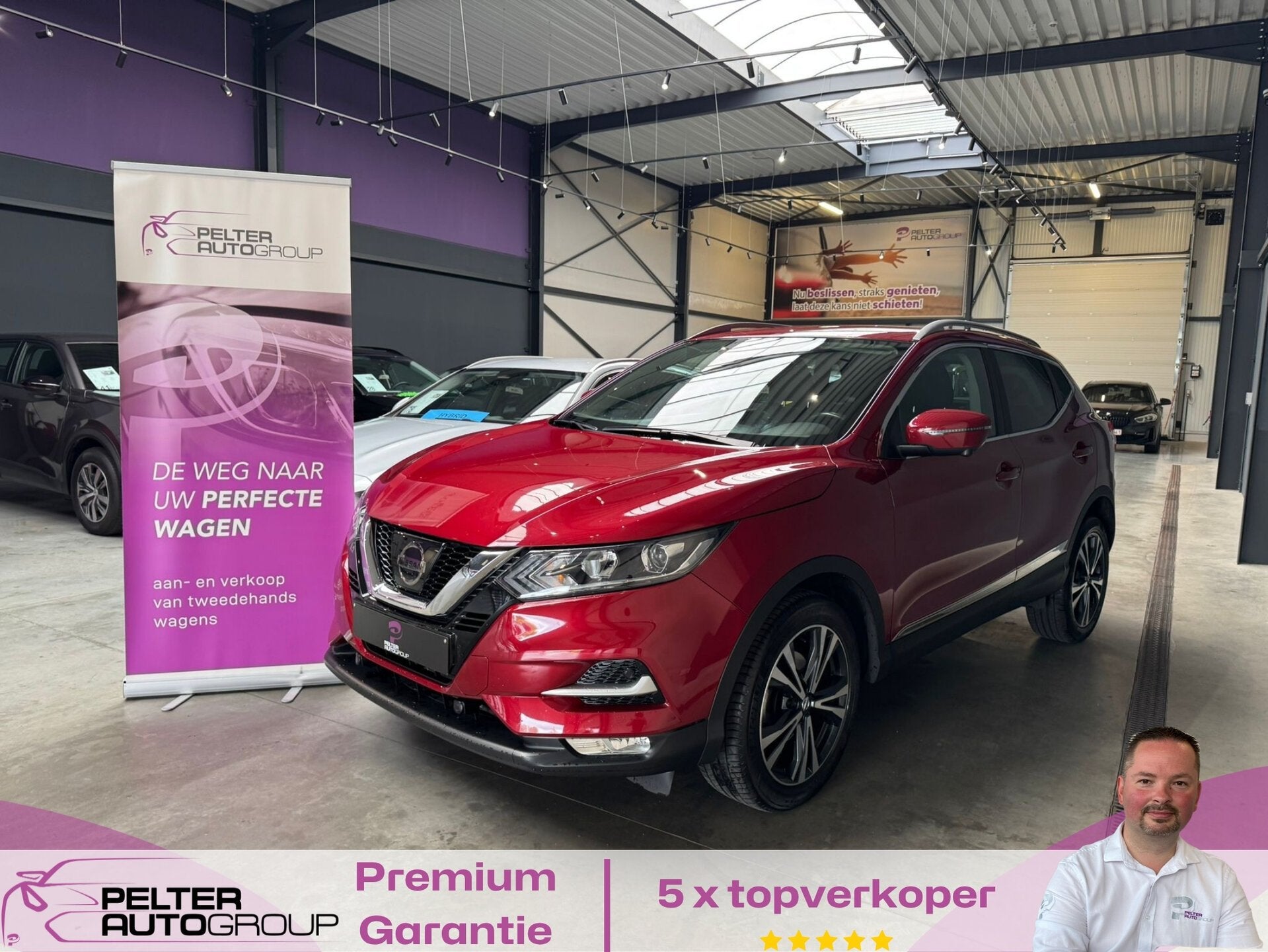 Nissan Qashqai 1.2i DIG-T Automaat GPS Camera 49.000km, Auto's, Nissan, 0 cilinders, Bedrijf, 5 zetels, 5 deurs