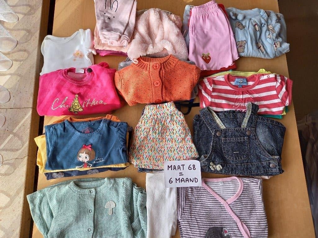 Parfait état, grand emballage de vêtements filles taille 68, Enlèvement ou Envoi, Comme neuf, Taille 68