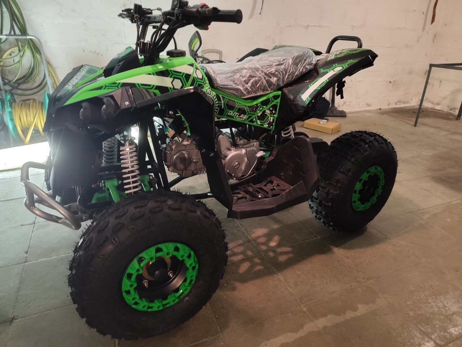 Quad 125 cc, boîte automatique à quatre temps, Motos, 1 cylindre, 125 cm³