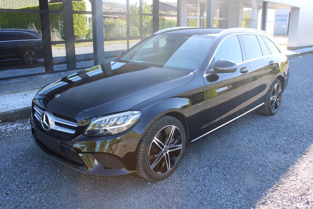 Mercedes C 300de *PHEV HYBRID* *6D-FCM* WIDE GPS CAMERA CRU, Auto's, Automaat, Leder en Stof, Zwart, Break