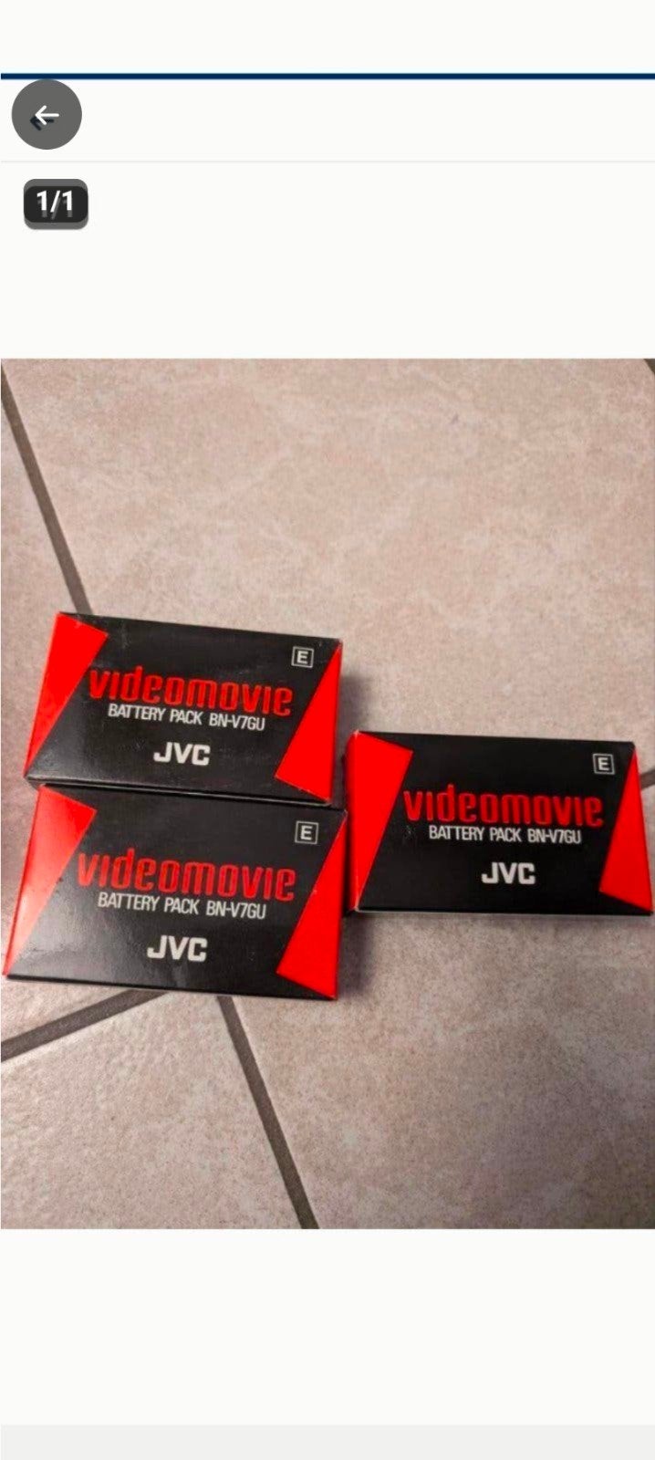 VINTAGE JVC OPLADER EN 3 BATTERIJEN, Audio, Tv en Foto, Ophalen of Verzenden