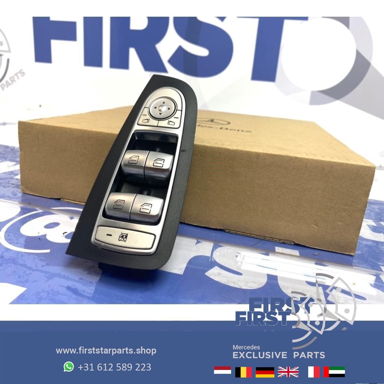 W205 W213 RAAM BEDIENING SCHAKELAAR Mercedes C + E Klasse 20, Utilisé, -, -, Enlèvement ou Envoi